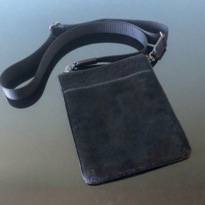 Coach bag with coated fur